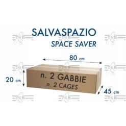 Cage D'élevage Pliable "Sestriere" 120x40x40 Cm -Nest Vriend Verkoopwinkel cage d elevage pliable sestriere 120x40x40 cm 1