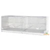 Cage D'élevage Pliable "Sestriere" 120x40x40 Cm 1 Cage D'élevage Pliable "Sestriere" 120x40x40 Cm -Nest Vriend Verkoopwinkel cage d elevage pliable sestriere 120x40x40 cm