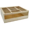 Cage De Transport En Bois 35x31x11cm -Nest Vriend Verkoopwinkel cage de transport en bois 35x31x11