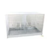 Cage Domus-Molinari 71cm Laquée En Blanc 2 Cage Domus-Molinari 71cm Laquée En Blanc -Nest Vriend Verkoopwinkel cage domus molinari 71x405x46cm