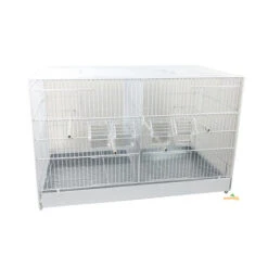 Cage Domus-Molinari 71cm Laquée En Blanc