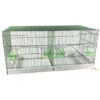 Cage Domus-Molinari 90cm Laquée En Vert -Nest Vriend Verkoopwinkel cage domus molinari 90cm chromee 1