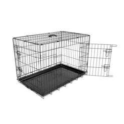 Duvo Cage En Fer Pliable 2 Portes Tirroir Plastic Noir - 47x30x37cm 7 Duvo Cage En Fer Pliable 2 Portes Tirroir Plastic Noir - 47x30x37cm -Nest Vriend Verkoopwinkel cage en fer pliable 2 portes tirroir plastic noir 47x30x37cm 1 1