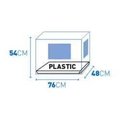 Duvo Cage En Fer Pliable 2 Portes Tirroir Plastic Noir - M - 76x48x54cm -Nest Vriend Verkoopwinkel cage en fer pliable 2 portes tirroir plastic noir m 76x48x54cm 3