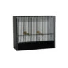 Cage D'exposition Canaris En PVC (23 Barreaux) -Nest Vriend Verkoopwinkel cage expo en pvc canari devanture noire