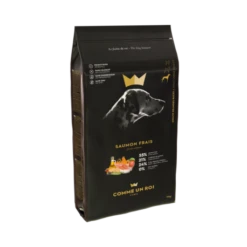 Comme Un Roi - Croquettes Sans Céréales Saumon Frais Pour Chien Adulte Grande Taille 11kg