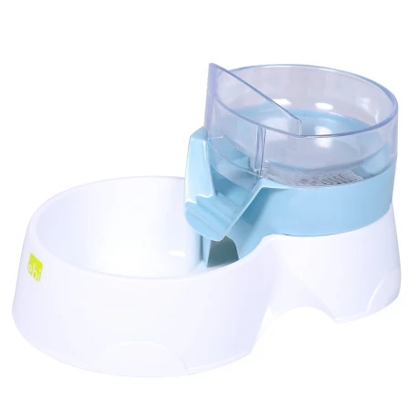 Duvo Distributeur Pet Feeder 2in1 Bleu -1200ml - 28x19x17cm 3 Duvo Distributeur Pet Feeder 2in1 Bleu -1200ml - 28x19x17cm
