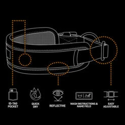 Explor Fit Control Collier Classic Noir S - 34-38cm -Nest Vriend Verkoopwinkel explor fit control collier classic noir s 34 38cm 3