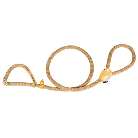 Explor Forest Laisse De Dressage Nylon Taupe - 135cm/14mm 3 Explor Forest Laisse De Dressage Nylon Taupe - 135cm/14mm