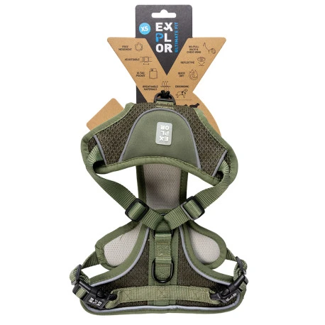 Explor Harnais Classic Vert XS - 20-40cm - 37-45cm 4 Explor Harnais Classic Vert XS - 20-40cm - 37-45cm - Afbeelding 2