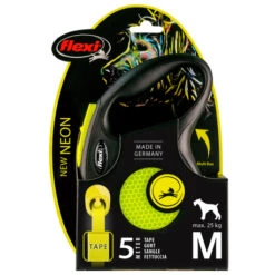 Flexi New Neon Sangle Noir/jaune - M/5M -Nest Vriend Verkoopwinkel flexi new neon sangle noirjaune m5m 1