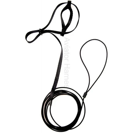 Harnais Pour Perruches Aviator - Mini/Noir 4 Harnais Pour Perruches Aviator - Mini/Noir - Afbeelding 2