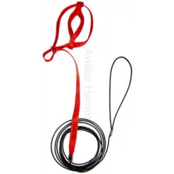 Harnais Pour Perruches Aviator - Mini/Rouge -Nest Vriend Verkoopwinkel harnais pour perruches et perroquets aviator minirouge 2