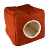 Duvo Iglou Velvet Concrete Rouge/blanc 41x41x37cm 2 Duvo Iglou Velvet Concrete Rouge/blanc 41x41x37cm -Nest Vriend Verkoopwinkel iglou velvet concrete rougeblanc 41x41x37cm