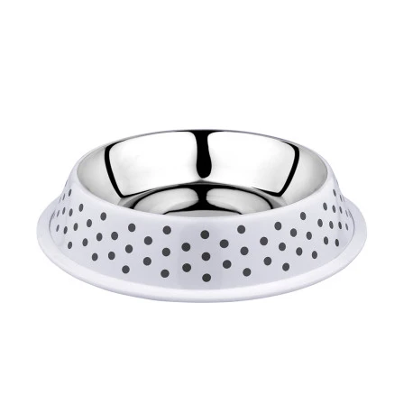 Duvo Mangeoire Deco Fix Dots Blanc 2100ml - XL - 32,3x32,3x6,1cm 3 Duvo Mangeoire Deco Fix Dots Blanc 2100ml - XL - 32,3x32,3x6,1cm