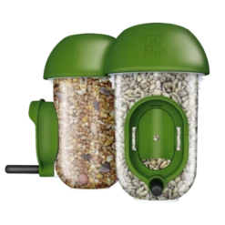 Mangeoire Lona "Voersilo D1 Duo" - Vert