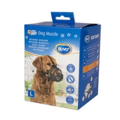 Duvo Muselière Caoutchouc Noir/rouge Large -Nest Vriend Verkoopwinkel museliere caoutchouc noirrouge large 1