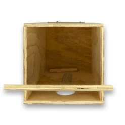 Nichoir Vertical Pour Grandes Perruches 22x22x30 Cm -Nest Vriend Verkoopwinkel nichoir vertical pour grandes perruches 22x22x30 cm 2