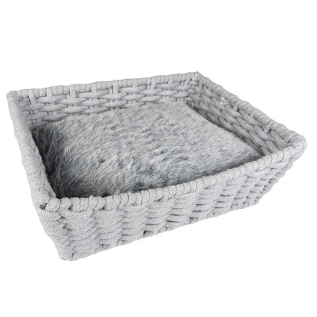 Duvo Oyster Panier Rectangulair En Corde Coton Gris 45x34x16cm 3 Duvo Oyster Panier Rectangulair En Corde Coton Gris 45x34x16cm