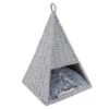Duvo Oyster Tipi En Corde Coton Gris 37x37x55cm -Nest Vriend Verkoopwinkel oyster tipi en corde coton gris 37x37x55cm