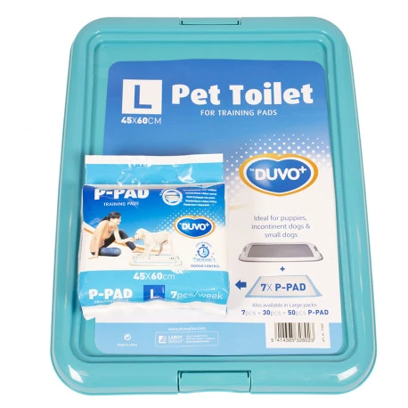 Duvo Pet Toilet +7 Pads - XL - 60x60x4cm 4 Duvo Pet Toilet +7 Pads - XL - 60x60x4cm - Afbeelding 2