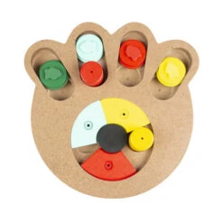 Duvo Slide `n Snack Puzzle - Patte Multicolore 23,5x21x2,5cm -Nest Vriend Verkoopwinkel slide n snack puzzle patte multicolore 235x21x25cm 2