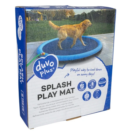 Duvo Tapis De Jeu Splash Bleu Ø150cmx1,5cm 4 Duvo Tapis De Jeu Splash Bleu Ø150cmx1,5cm - Afbeelding 2